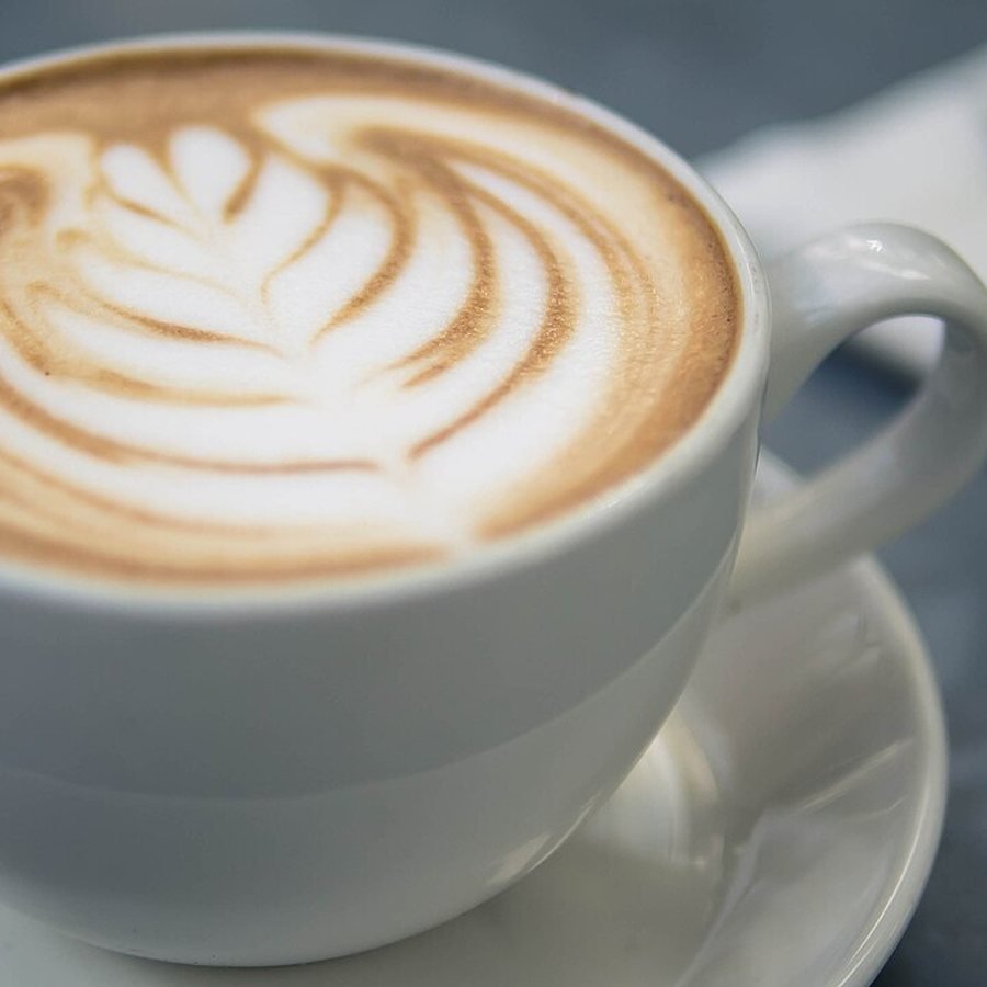 Cappuccino mit Latte Art